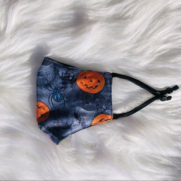 Brand New Halloween Kids Face Mask One Size Adjustable Strap (KIDS MASK) - Picture 3 of 4